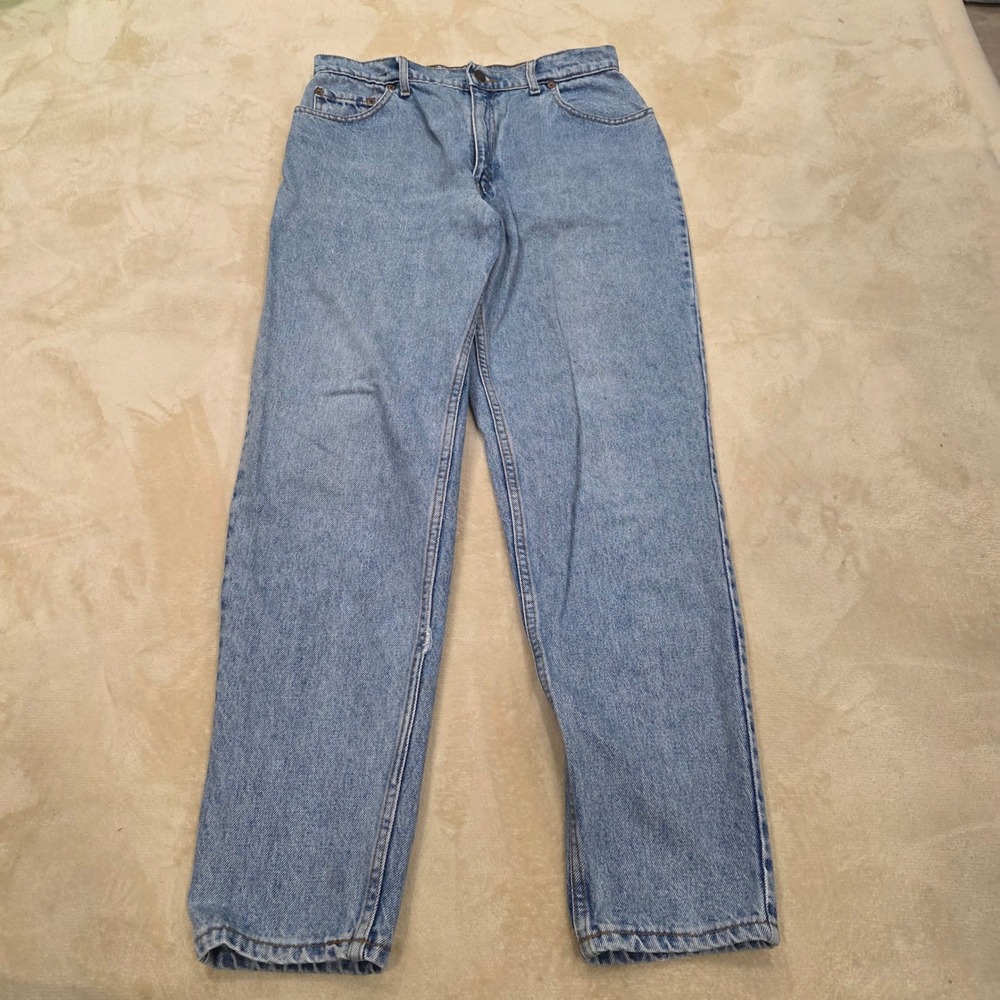 Vintage Levis 17550 0291 Jeans Womens 30x30 Size 13 Made in USA 1991 Light Wash
